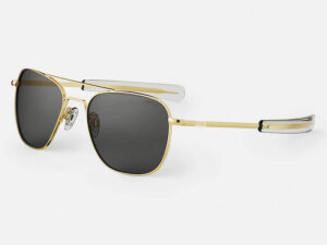 Occhiali in Vista - RANDOLPH AVIATOR - 23K GOLD & AMERICAN GRAY