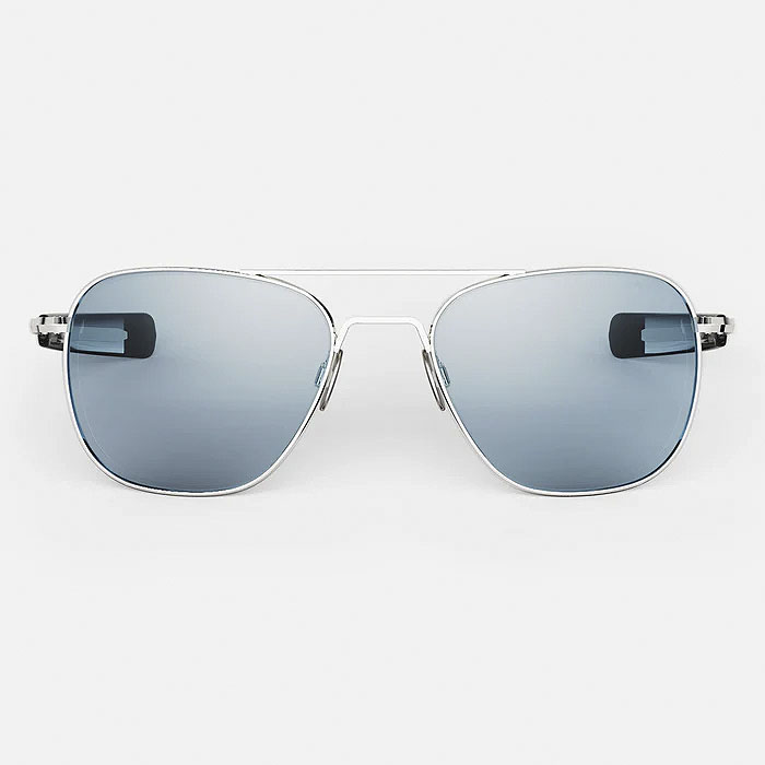 Occhiali in Vista - RANDOLPH AVIATOR 23K WHITE GOLD & BLUE HYDRO